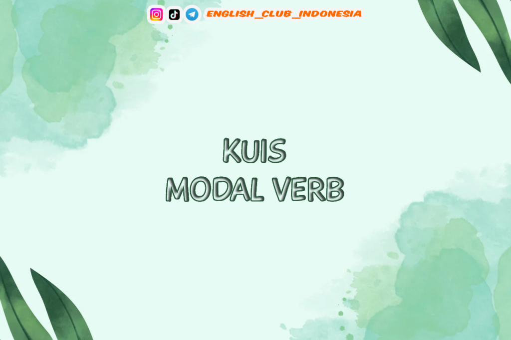 KUIS MODAL VERB