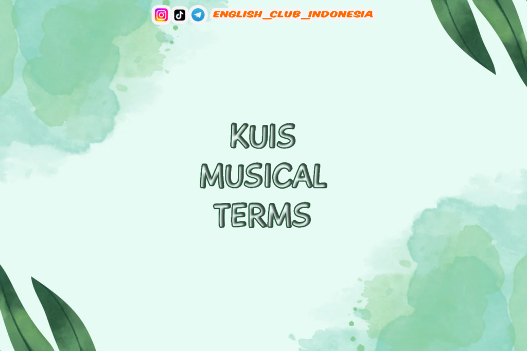 Kuis Musical Terms